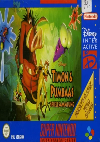 ROM Cover: Timon & Pumbaa's Jungle Games