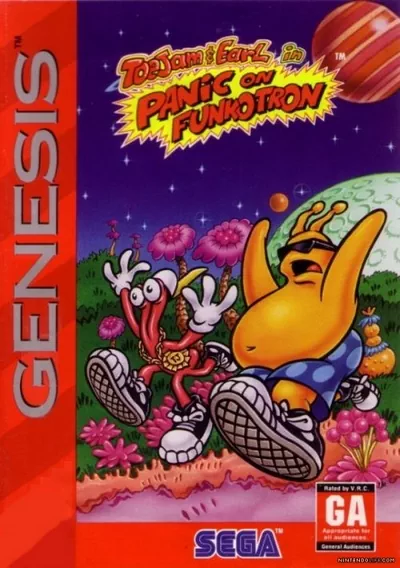 ROM Cover: TOEJAM & EARL IN PANIC ON FUNKOTRON