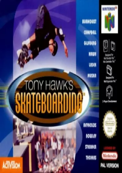 ROM Cover: Tony Hawk's Skateboarding (E)