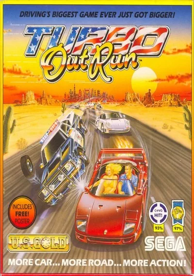 ROM Cover: Turbo OutRun (Europe) (Budget - Kixx)