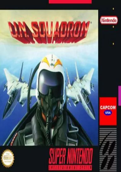 ROM Cover: U.N. Squadron