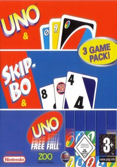 ROM Cover: Uno - Skip-Bo - Uno Free Fall (3 Game Pack) (U)(Sir VG)