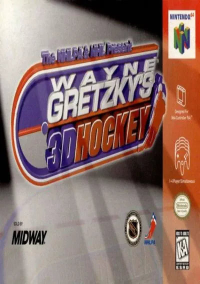 ROM Cover: Wayne Gretzky's 3D Hockey (USA) (Rev A)