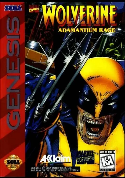 ROM Cover: Wolverine Adamantium Rage (JUE)