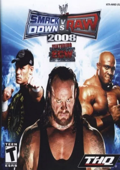 ROM Cover: WWE SmackDown! Vs. Raw 2008 Featuring ECW (K)