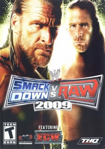 ROM Cover: WWE SmackDown Vs Raw 2009 Featuring ECW (Sir VG)