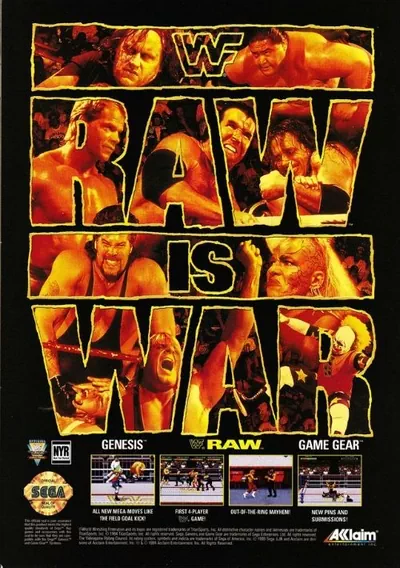 ROM Cover: WWF Raw